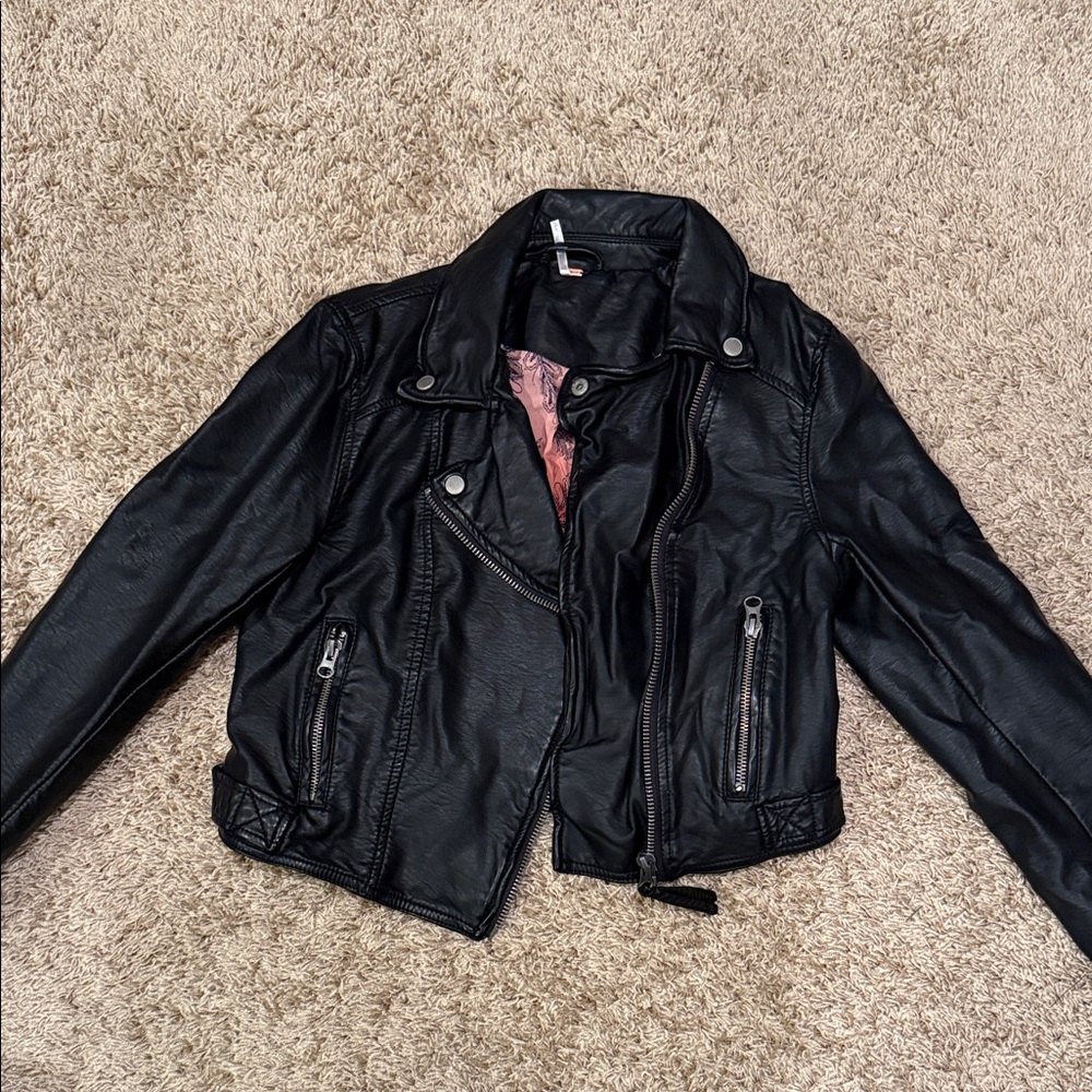 Women's Black Leather Jacket